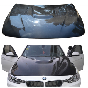 Couvercle de moteur de voiture en fibre de carbone, capot de voiture pour BMW Série 3-6e génération F30 2011-2019, kits de carrosserie aérodynamique - Product Image 1