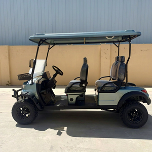 Voiturette de golf électrique 4 places avec ceinture de sécurité, stable pour la montée et la visite des sites, idéale pour les communautés de villas - Product Image 1