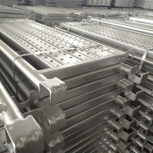 Layher a utilisé des panneaux d'échafaudage à anneau en acier réglables pour la construction de panneaux de marche galvanisés <span class=keywords><strong>Échelle</strong></span>s de plate-forme de passerelle - Product Image 6
