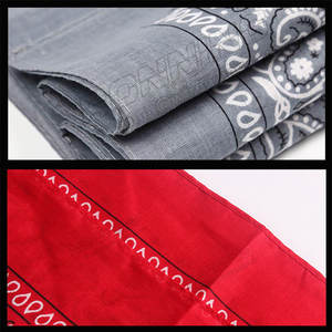 Moda Lenço Quadrado Design Personalizado com Padrão Sólido Dos Desenhos Animados Feito De Algodão Seda Poliéster <span class=keywords><strong>Bandana</strong></span> - Product Image 3