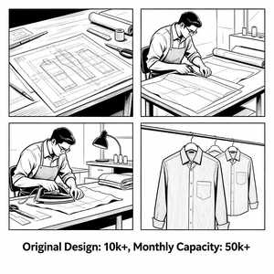 Chemise décontractée en satin tricoté anti-boulochage pour homme, à manches longues et col à revers ample, 100 % coton, idéale pour l'automne - Product Image 6