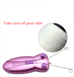 Épilateur électrique portable, design papillon, fil de coton pour le visage, épilateur pour l'élimination des poils du visage - Product Image 2
