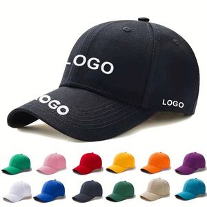 Gorras al por Mayor con Logotipo Bordado Personalizado, Gorras de Béisbol Unisex Ajustadas, Gorras Deportivas Oblicuas con Visera Plana - Product Image 1