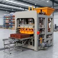 Machine à fabriquer des briques entièrement automatique, machine à mouler des blocs de béton, machine à fabriquer des blocs QT15-15 à vendre