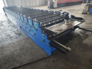 เครื่องรีด<span class=keywords><strong>วัสดุ</strong></span>ก่อสร้าง, สายการผลิตแบบรีดขึ้นรูปสองชั้น, อุปกรณ์การผลิตแบบสองชั้น, เครื่องตัด<span class=keywords><strong>กระเบื้อง</strong></span> - Product Image 5