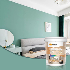 <span class=keywords><strong>Pintura</strong></span> de pared de látex interior 18L-Estándar americano Bajo VOC Ecológico <span class=keywords><strong>Lavable</strong></span> Durable y resistente al moho para la decoración de la oficina en el hogar - Product Image 3