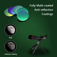 OEM ODM 25-75x80mm Spotting Scope Manufacturer IPX7 Waterproof BAK4 FMC Lens High Definition Professional Optical Instrument