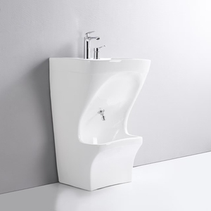Lavabo de Cerámica Moderno y Ecológico para Wudu, Lavabo Musulmán para Lavar los Pies con Tirador, Fácil de Limpiar - Product Image 4
