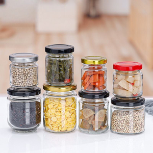 Manufacturer Wholesale Heat Resistant 100ml 250ml 350ml 450ml 500ml 1000ml Glass Food Storage <b>Jar</b> <b>for</b> Canned Fruit <b>Jam</b> Sauce - Product Image 6