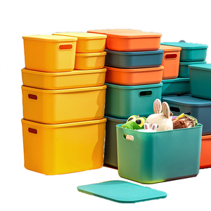 Costom Logo Multi-color Style Sundries Organization Plastic Storage Boxes Organizer Clothes Organizer Boxes