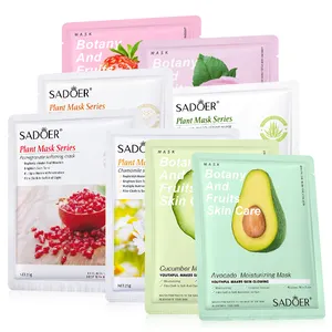 Wholesale Private Label Skin Care Fruits Nourishing Moisturizing Korean Face Mask