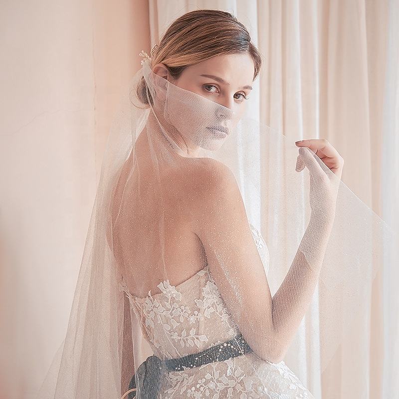 wedding veil bride headdress hair band wedding hair accessories lace flowers