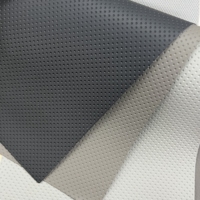 Tissu synthétique en PVC avec trou et cuir imperméable gaufré pour meubles d'intérieur de voiture et canapé également pour sacs