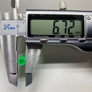 厂家直销6毫米绿色橡胶塞M6M8直通膨胀管新型塑料散装PE温州浙江普通钉型 - Product Image 4