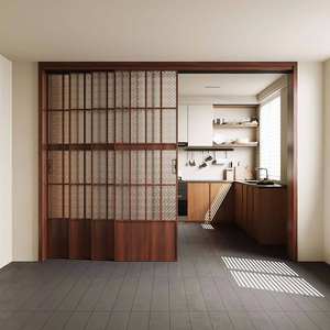 <span class=keywords><strong>Porte</strong></span> <span class=keywords><strong>coulissante</strong></span> rétro en bois de noyer de style médiéval personnalisé tringlerie à trois <span class=keywords><strong>voies</strong></span> pour cuisine salon cloison <span class=keywords><strong>rail</strong></span> de plafond <span class=keywords><strong>rail</strong></span> de sol - Product Image 1