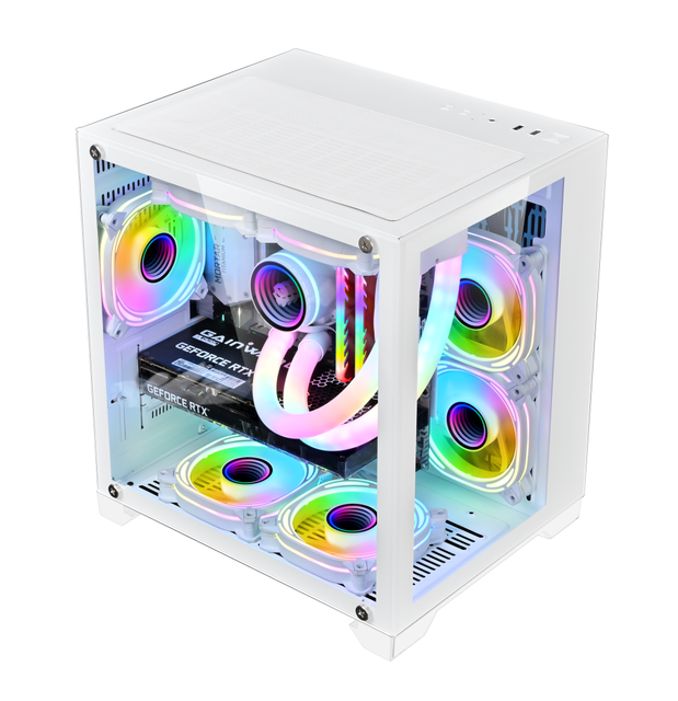 AntarcChill Custom Gaming Case PC Computer Cases Towers PC Case Desktop Casin Gaming Cabinet Casing