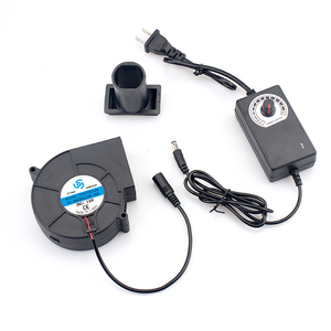 OEM/ODM 97Mm <span class=keywords><strong>DC</strong></span> 12V/24V Tốc Độ Cao Lưu Lượng Trục Blower Fan Với Bóng Mang Lưỡi Nhựa 3-Tốc Độ Điều Khiển 9733 Nóng BBQ - Product Image 3