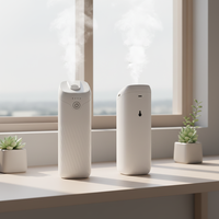 Diffuseur d'huiles essentielles ultrasonique pour la maison, désodorisant d'air avec diffuseur de parfum portable sans eau intelligent mural