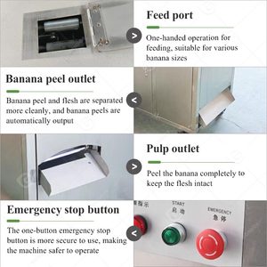 Affettatrice automatica e macchina per affettare <span class=keywords><strong>Banana</strong></span> e pelapatate verde verde giallo elettrico per <span class=keywords><strong>Banana</strong></span> - Product Image 3