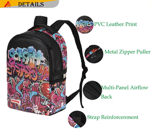 Sac à dos décontracté pour adolescents Sparty avec impression par sublimation personnalisée, imperméable, pour l'école, les livres, les étudiants, léger, pour l'extérieur - Product Image 4