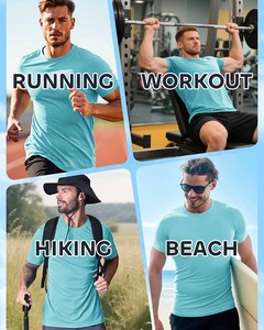 Custom Solid Color Crew-Neck Polyester Breathable <b>Men</b> Summer T-Shirts ZML - Product Image 6