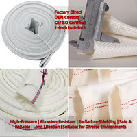 Tuyau d'irrigation plat en PVC à filament de polyester, 2, 3, 4, 6 pouces, 50m, 100m, flexible, pour ferme et jardin, vente chaude