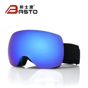 Gafas de esquí polarizadas antiniebla a la moda, lentes degradados intercambiables magnéticos, gafas para motos de nieve, gafas de esquí Moncler
