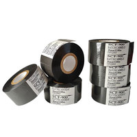 Ruban noir de haute qualité de 30 mm x 100 m, utilisé pour la codification thermique, pour imprimer des dates et des numéros de lots sur les emballages