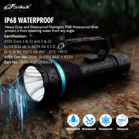 Lampe torche rechargeable compacte à poignée de chasse, haute luminosité, portée impressionnante