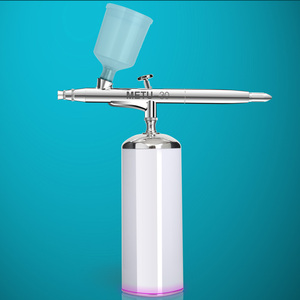 Intellectuelle électrique aérographe kit pour peinture de carrosserie maquillage ongles beauté tatouage temporaire casques art artisanat textiles peintures murales - Product Image 4