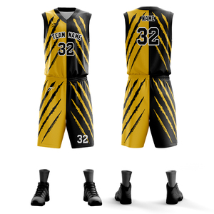 <span class=keywords><strong>Maillot</strong></span> <span class=keywords><strong>de</strong></span> <span class=keywords><strong>basket</strong></span>-ball réversible pour hommes, logo d'équipe personnalisé, nouvelle conception, imprimé <span class=keywords><strong>noir</strong></span> et gris, broderie, fabriqué en Chine - Product Image 5