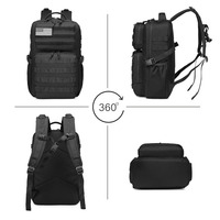 Mochila Táctica Personalizada Impermeable para Laptop Escolar, Bolsa de Gimnasio Oxford, Bolsa de Senderismo y Fitness Molle, Mochila Táctica de 45L