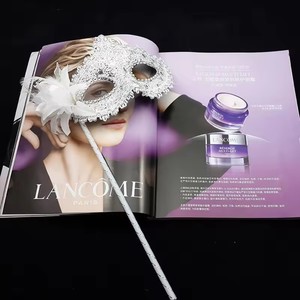 Masque vénitien en dentelle avec bâton, plume <span class=keywords><strong>de</strong></span> <span class=keywords><strong>Venise</strong></span>, fleur, mariage, <span class=keywords><strong>carnaval</strong></span>, fête, costume <span class=keywords><strong>de</strong></span> scène, masque <span class=keywords><strong>de</strong></span> mode pour femme, mascarade - Product Image 3