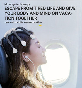 Offre Spéciale 4 têtes Rechargeable Smart Vibration Spider Head Massager Vibrant Octopus Electric Scalp Head Massager - Product Image 4