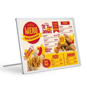定制灯箱A1 A2 A3 A4 A5发光二极管菜单灯箱拉出式广告箱，带钢化玻璃面板