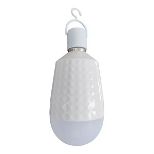 Outdoor E27 <b>LED</b> <b>Bulbs</b> SMD Light Source Camping Solar Panel Power Emergency Light Supply for Outdoor Activities Battery Operated - Product Image 1