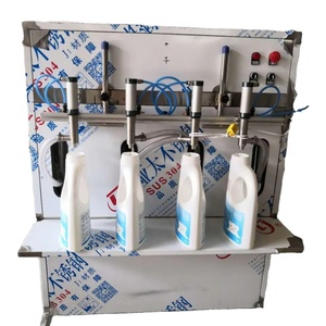 Macchina riempitrice semi automatica <span class=keywords><strong>auto</strong></span>-<span class=keywords><strong>fluido</strong></span> per riempimento quantitativo attrezzatura per inscatolamento a pressione pasta di miele - Product Image 1