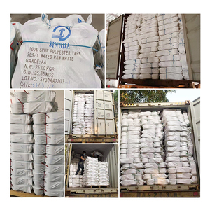 Chất lượng cao 100% <span class=keywords><strong>polyester</strong></span> 30/1 tái chế Đen <span class=keywords><strong>Spun</strong></span> sợi <span class=keywords><strong>polyester</strong></span> cho vớ hoặc găng tay - Product Image 5