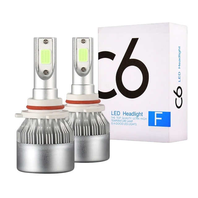 Automotive Lighting Car LED Headlight H4 H13 H15 9004 9007 C6 Headlamp Bulbs 6000lm
