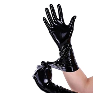 Jouets sexuels, gants courts en <span class=keywords><strong>latex</strong></span> tridimensionnels, ajustés, en cuir brillant, sexy - Product Image 5