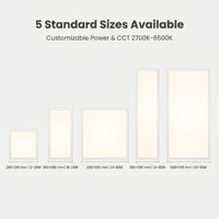 Lampu Panel LED Backlit Grosir 40W 48W 60W 595x595 300x1200 600x1200 2x2ft 2x4ft Terpasang di Langit-langit Kantor IP65 Tahan Air Garansi 5 Tahun