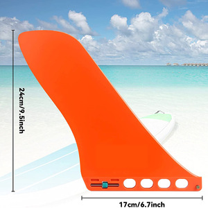 Ailerons de <span class=keywords><strong>surf</strong></span> verticaux amovibles de gouvernail d'équilibre de planche à pagaie de SUP profilée automatique <span class=keywords><strong>avec</strong></span> grande queue pour planche de <span class=keywords><strong>surf</strong></span> à gouvernail fendu - Product Image 3