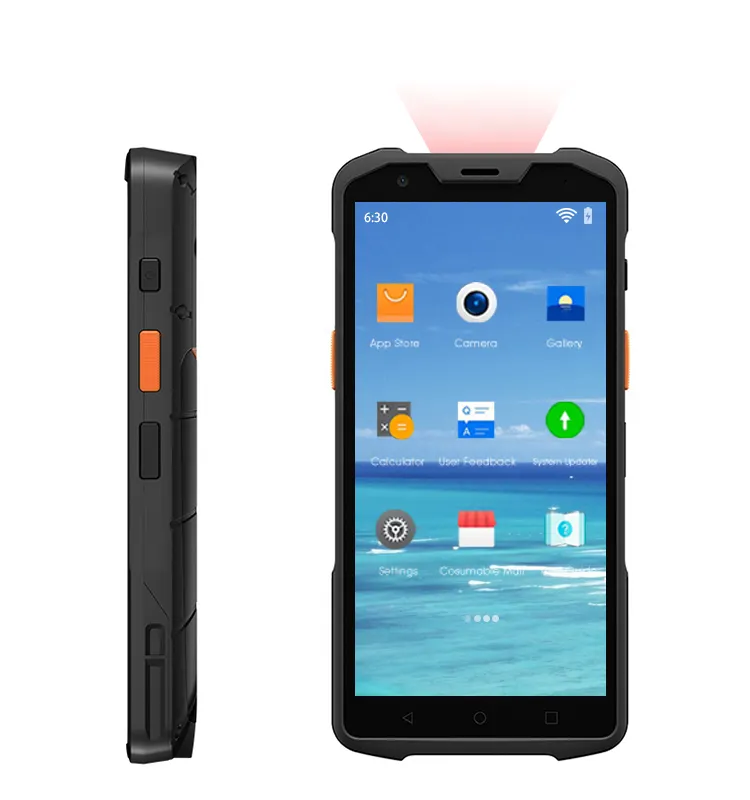 3GB RAM NFC 5 Inch Unlocked 4G LTE PDAS QR Code Reader 2D Barcode scanner Module SUNMI L2S IP65 Rugged Waterproof android pda