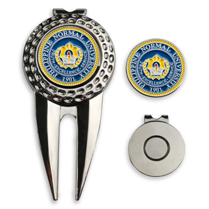 Gran oferta, logotipo personalizado, marcador magnético esmaltado, logotipo personalizado, juego de regalo de Golf, herramienta Gof Divot, Clip Hap - Product Image 2