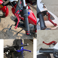 CNC pièces de moto accesorios para motocicleta Scooter levier d'embrayage vélo frein électrique moto leviers de frein pour pièces gy6