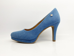Los zapatos de punta estrecha de tacón alto de diseñador de verano <span class=keywords><strong>para</strong></span> mujer más vendidos, plataforma superior sin cordones de mezclilla, cómodos <span class=keywords><strong>para</strong></span> primavera y otoño - Product Image 3