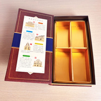 Boîtes cadeaux en carton rigide de luxe personnalisées avec insert pour chocolats, truffes et bonbons