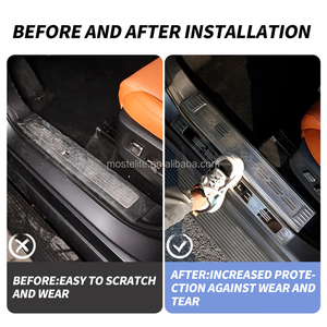 Thiết kế mới xe nội thất thép không gỉ cửa sill tấm cửa sill <span class=keywords><strong>TRIM</strong></span> cho haval H9 phụ kiện <span class=keywords><strong>2025</strong></span> - Product Image 3