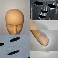 Masques en tissu de base de masque respirant coréen Masques faciaux de qualité supérieure