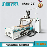 Routeur CNC ATC à couteau oscillant tangential / Routeur CNC rotatif / Routeur CNC 3D pour le travail du bois facile à utiliser 1530 1325 2030